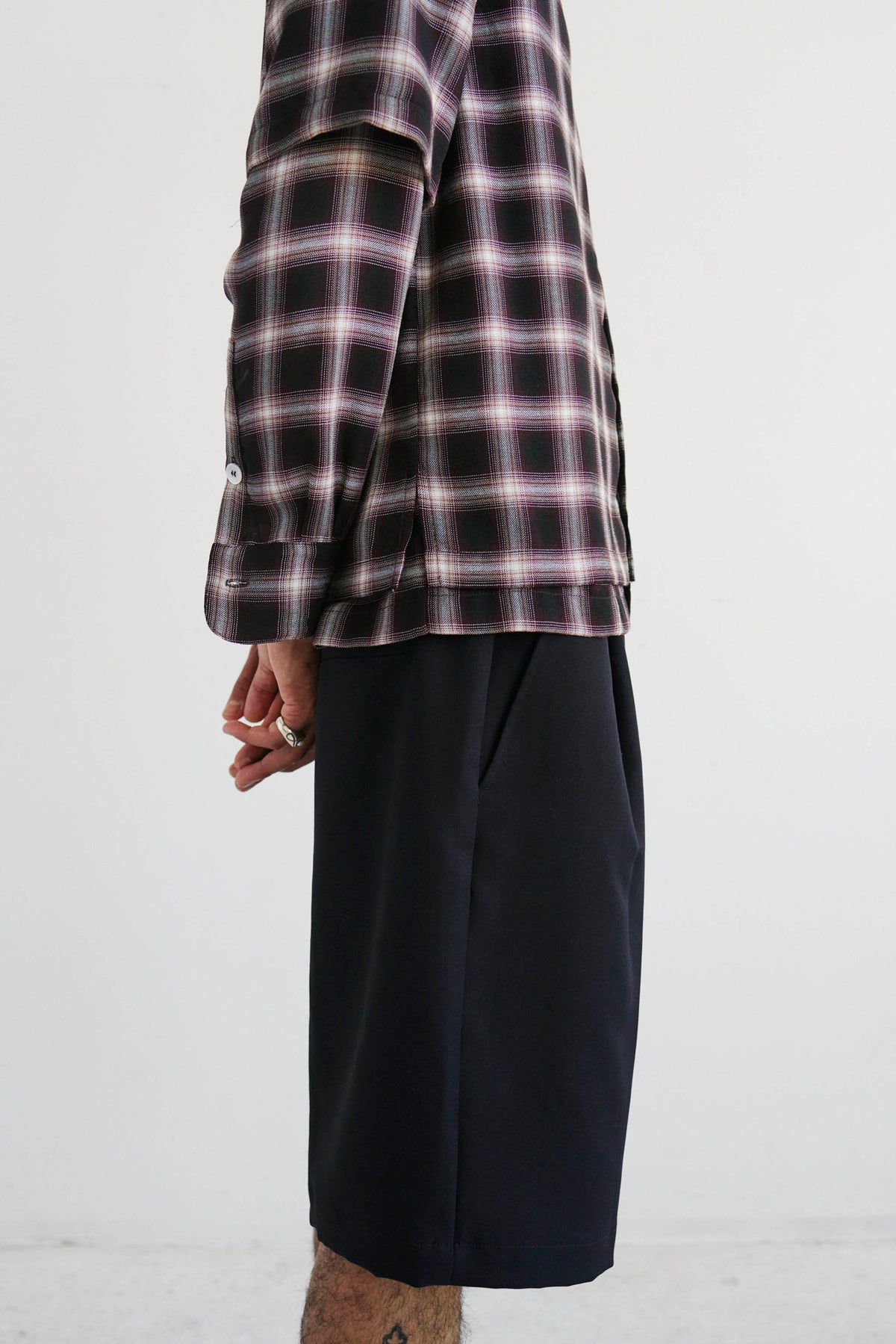 Goodfight Milky Way L/S Doublesleeve Shirt Red Flannel