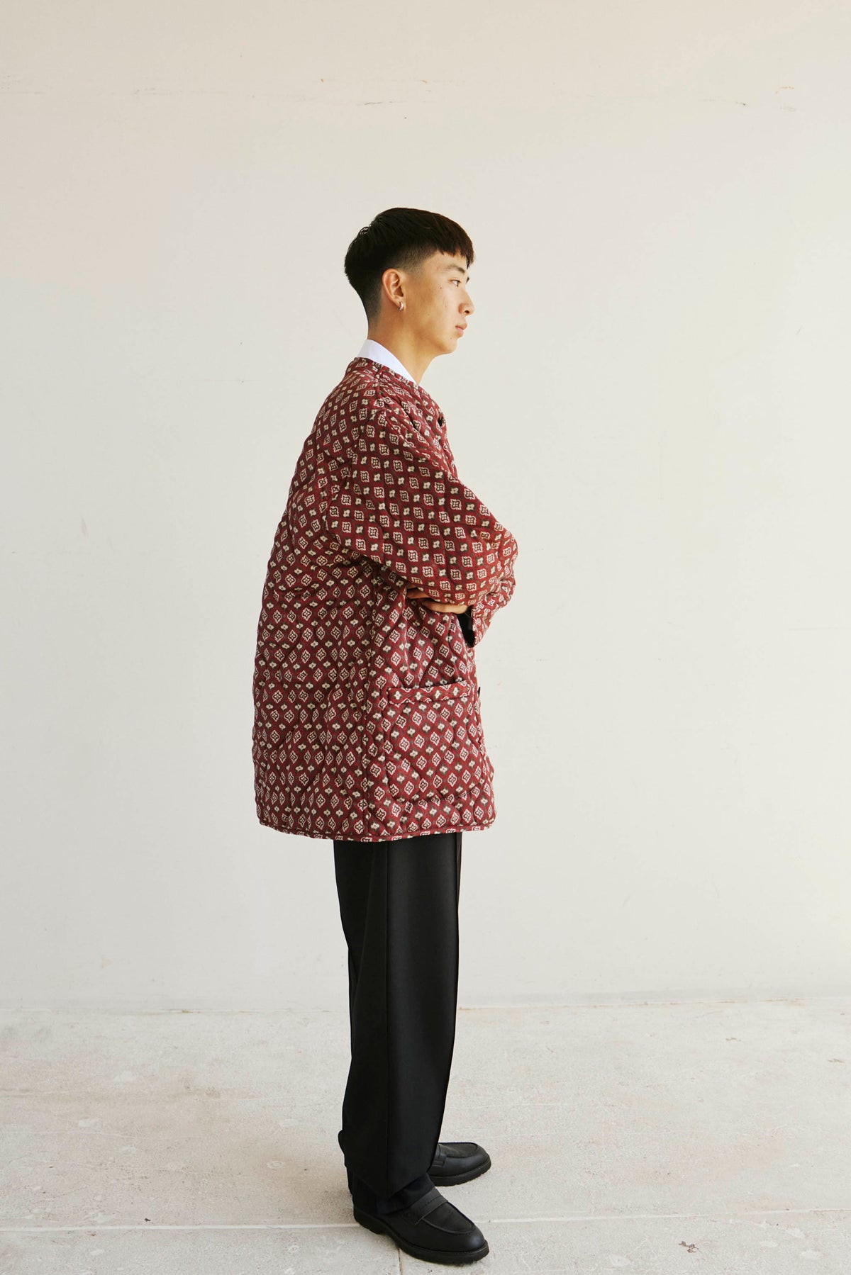 Goodfight B-Side Liner Jacket Brown Fleur