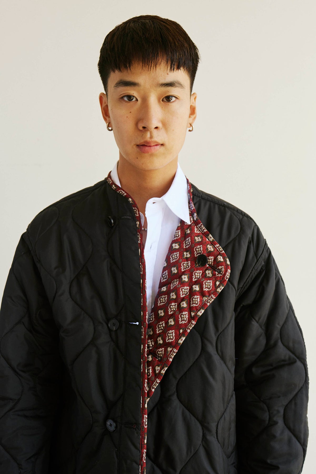 Goodfight B-Side Liner Jacket Brown Fleur