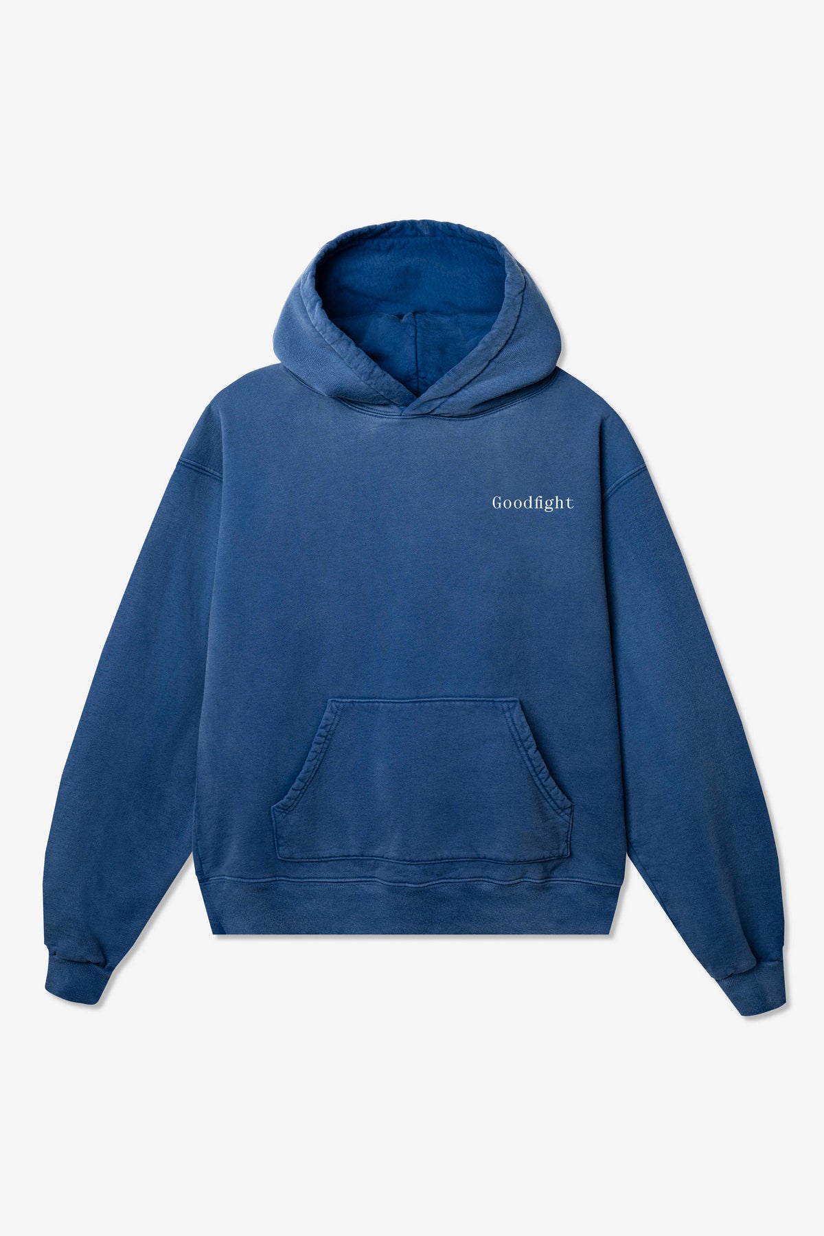 Goodfight Classic Logo Happy Hour Hooded Sweatshirt Blue