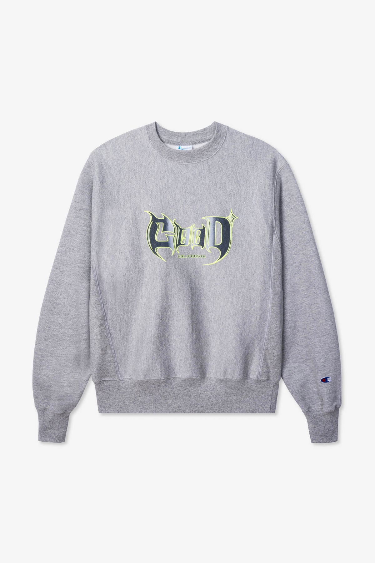 Goodfight Good Speed Champion Reverse Weave Pullover Sweatshirt Grey