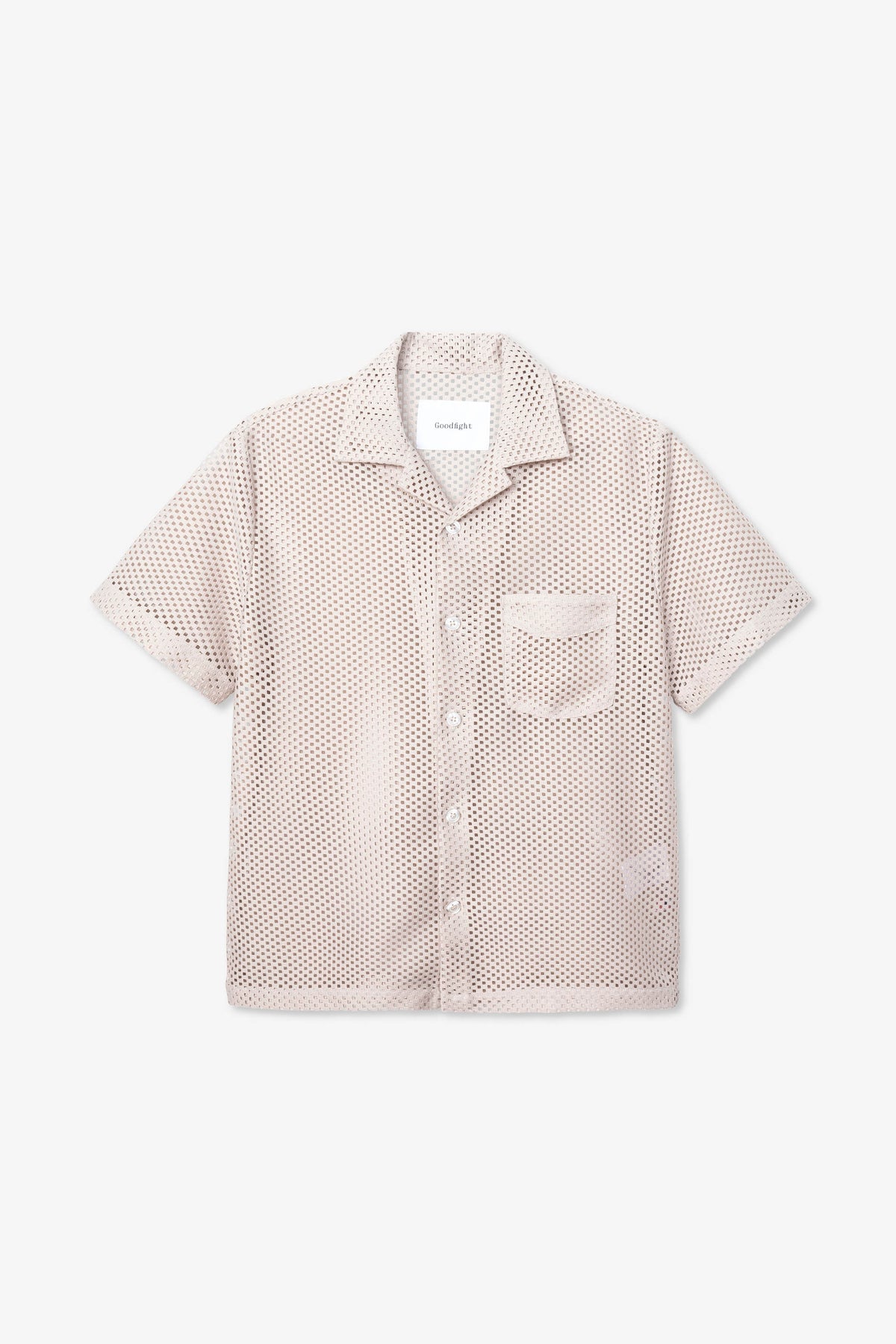 Goodfight Lichen Shirt Raschel Lace Sand