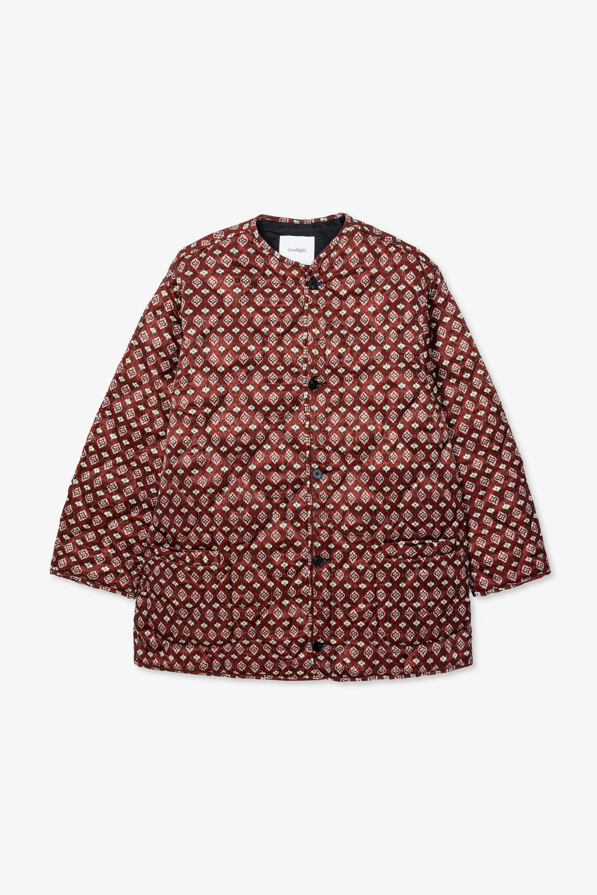Goodfight B-Side Liner Jacket Brown Fleur