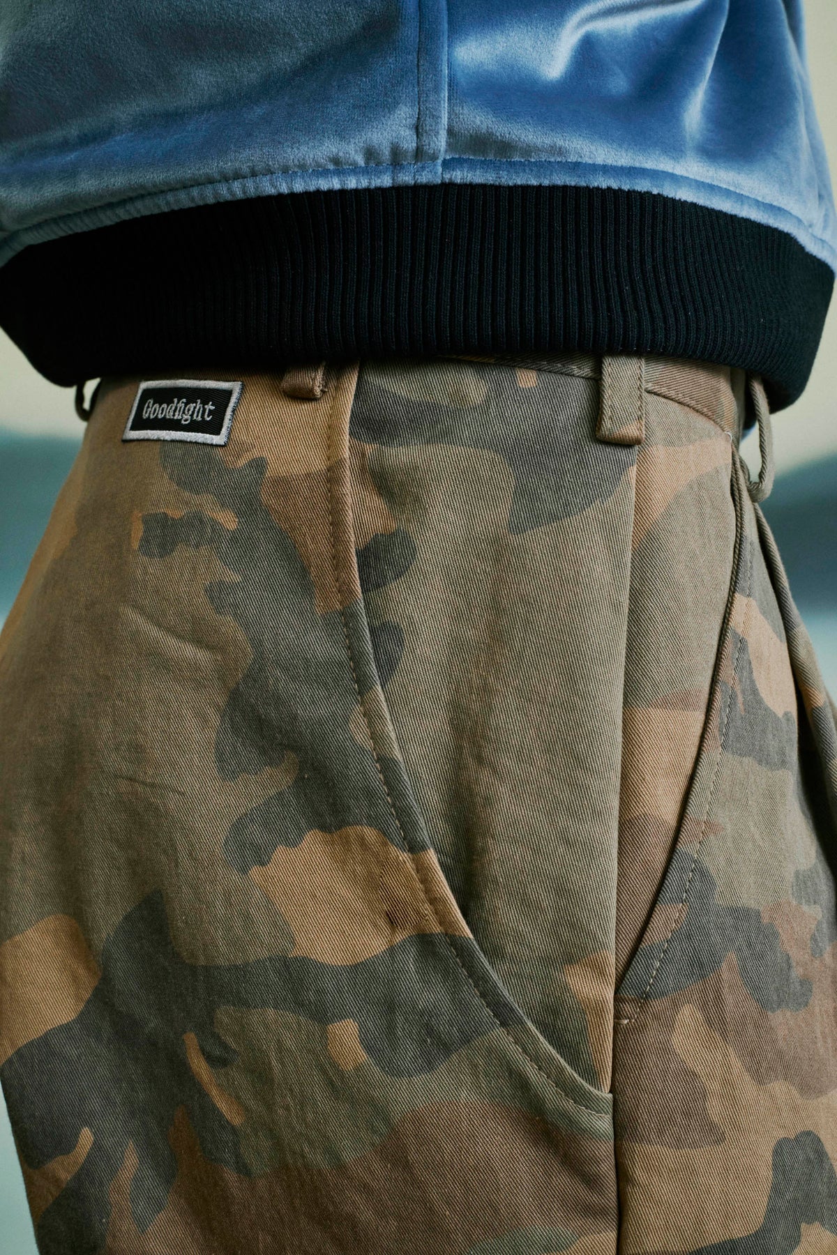 Goodfight Reflection Trouser Selvedge Camo