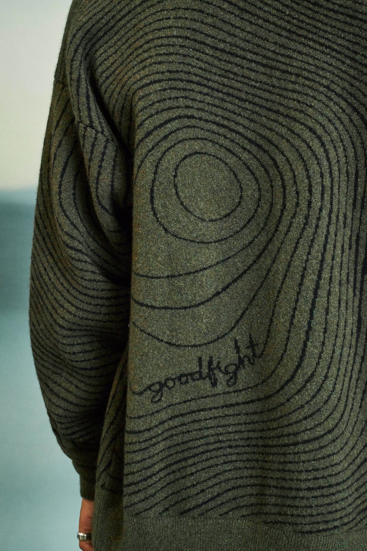 Goodfight Grandpa's Cardigan Shasta Green Black