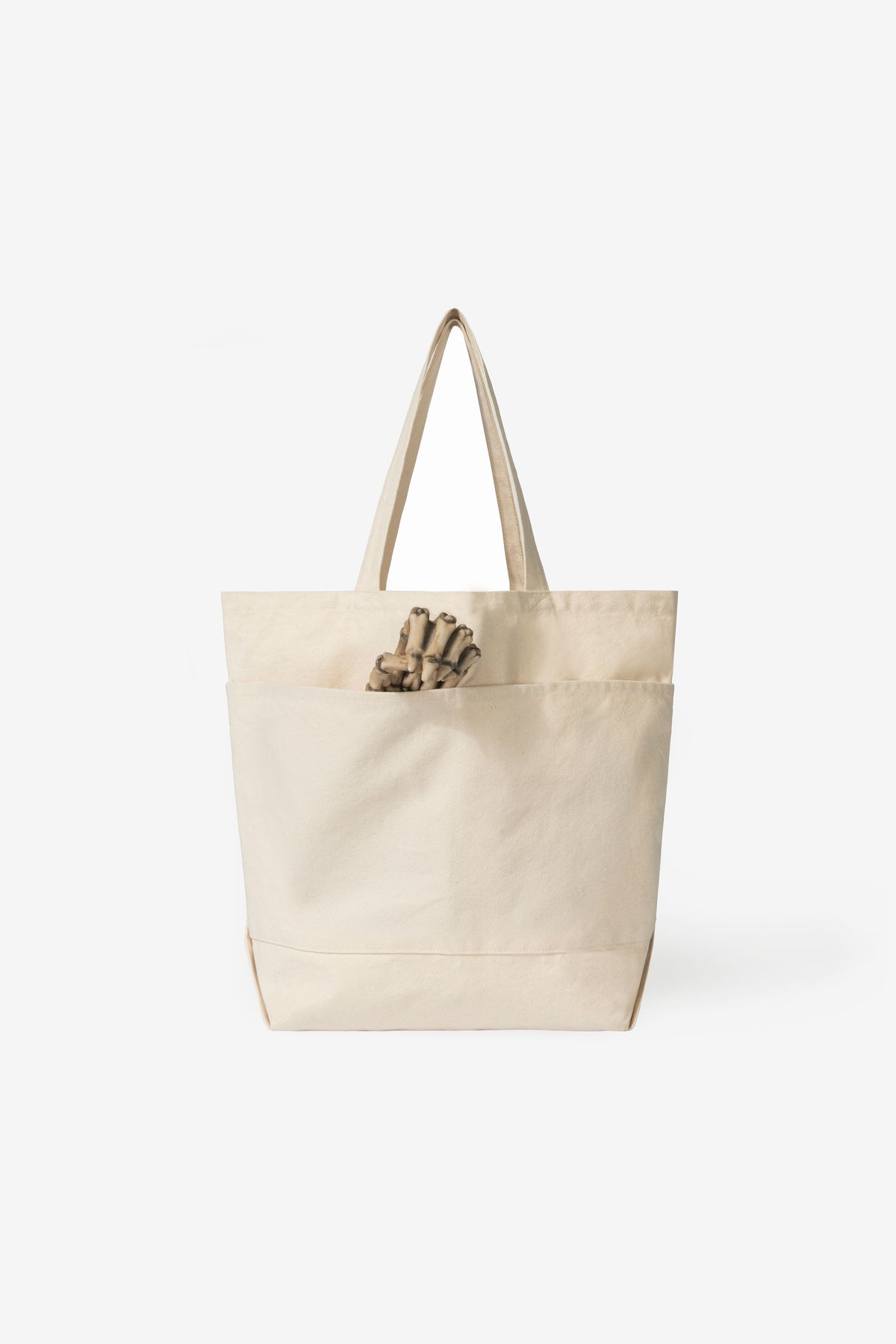 Goodfight Good Tote - Canvas - Black Bubble Logo Puff Print