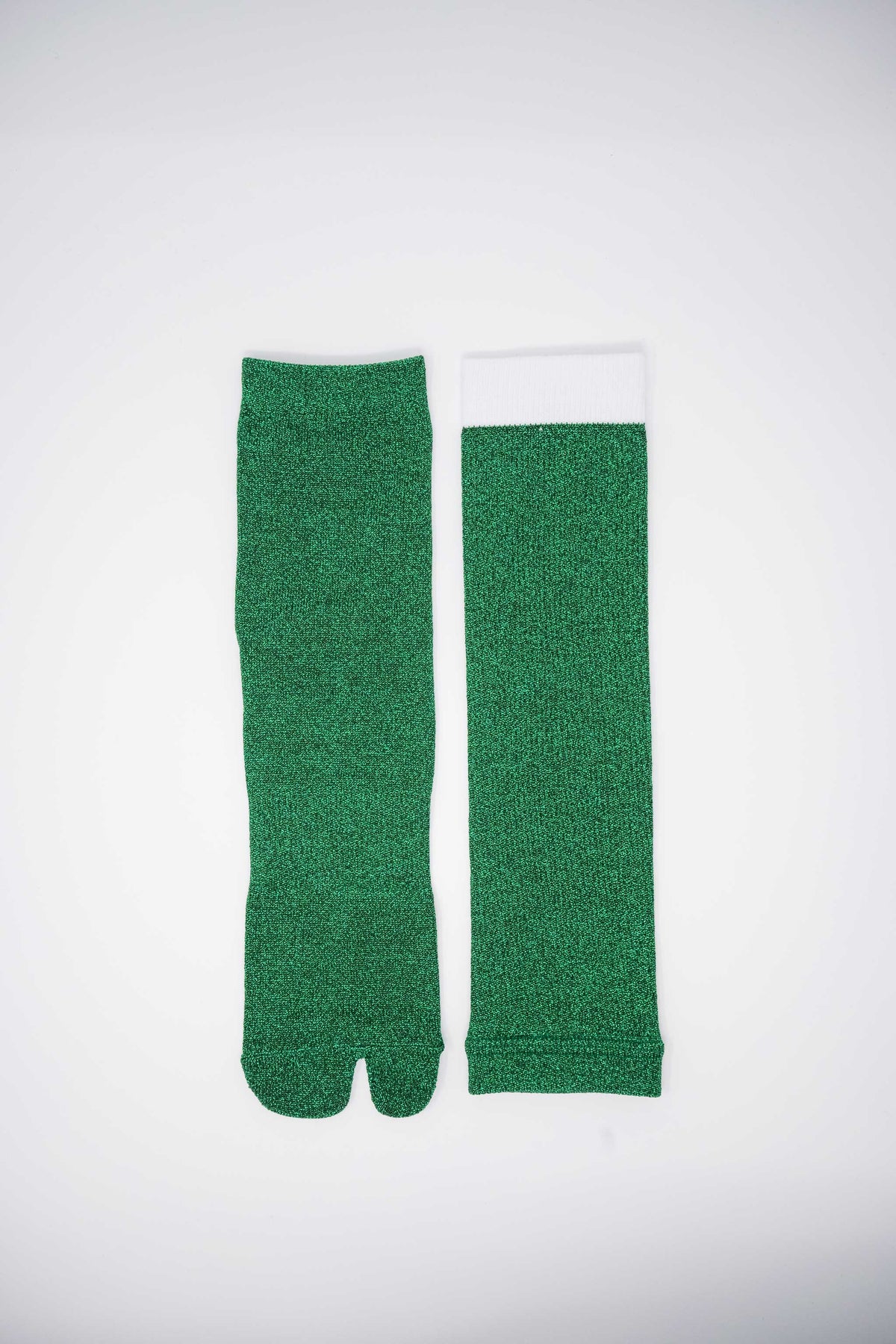 Goodfight Mod Metallic Tabi Sock Grass