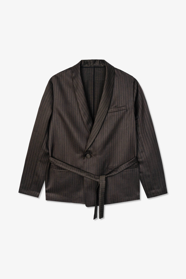 Goodfight x A&P Artifact Unstructured Blazer Brown