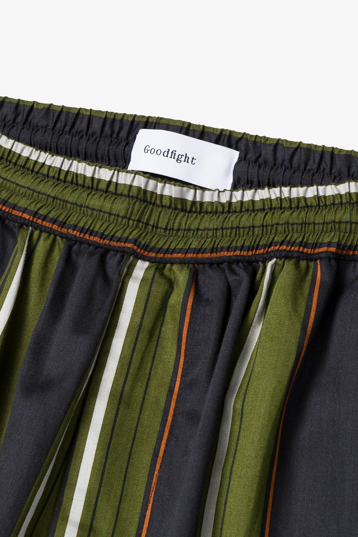 Goodfight x A&P Sleep Armor Pajama Pant Green Stripe
