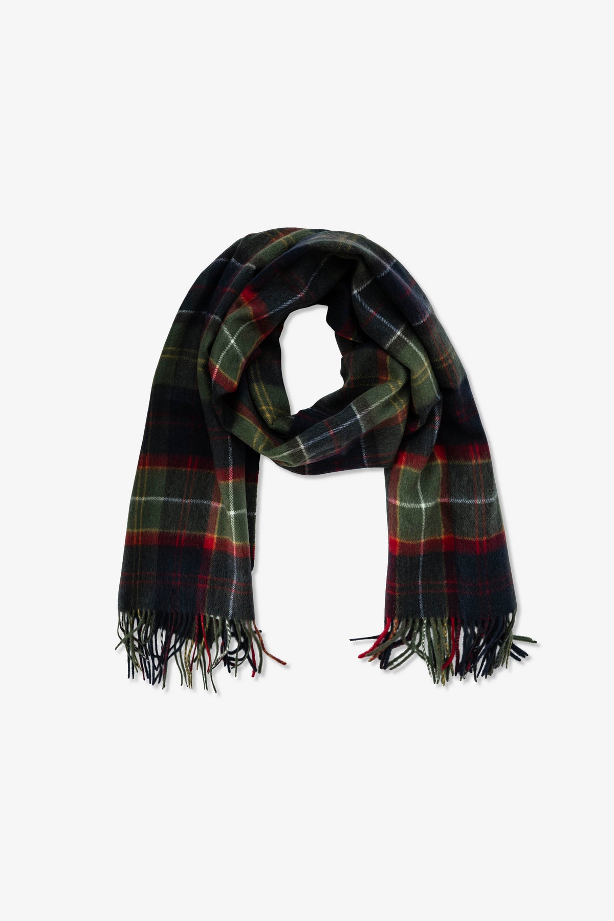Goodfight for Barbour Brack Patchwork Tartan Scarf