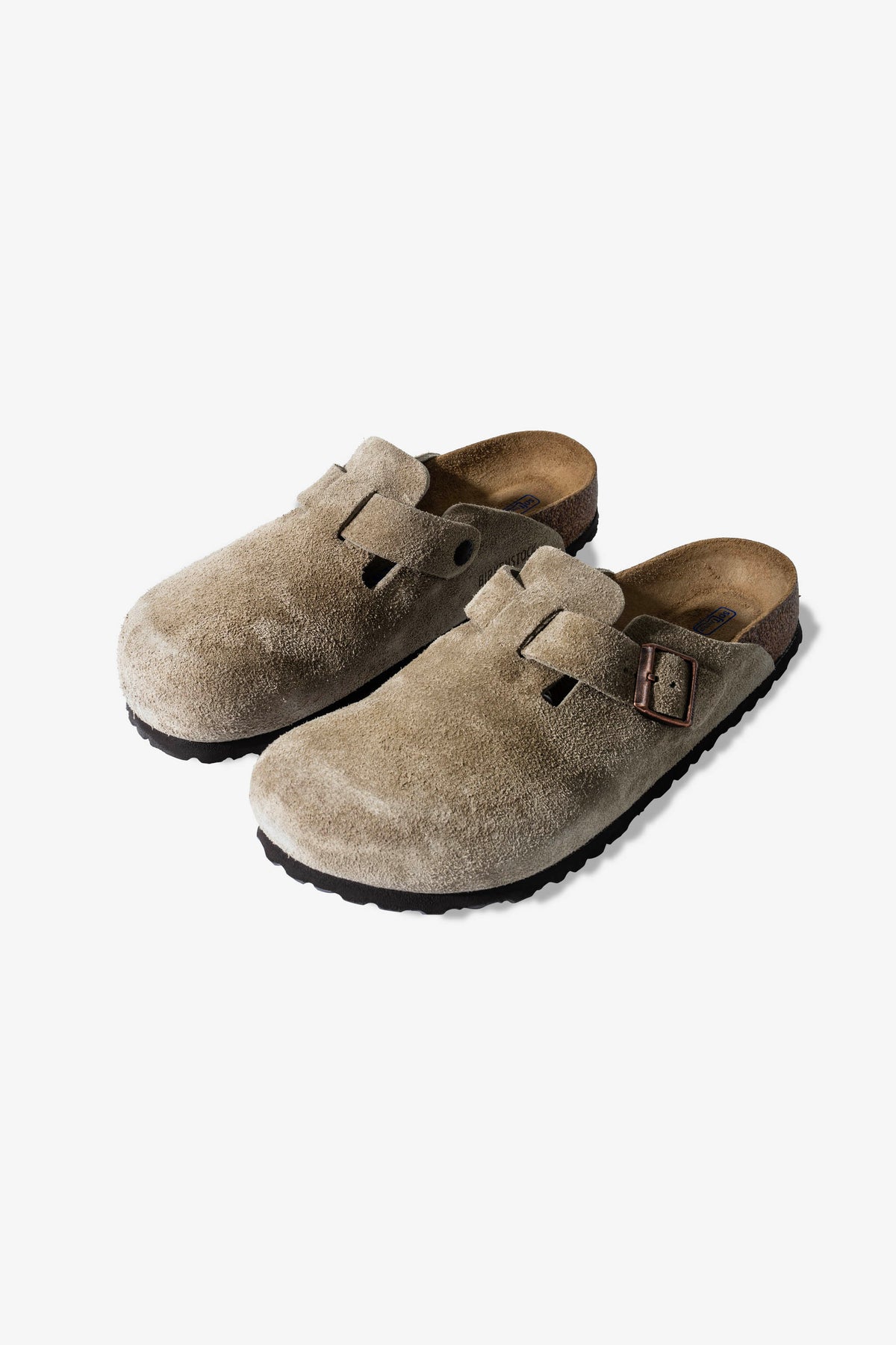 Birkenstock Boston Soft Footbed Narrow Fit Taupe