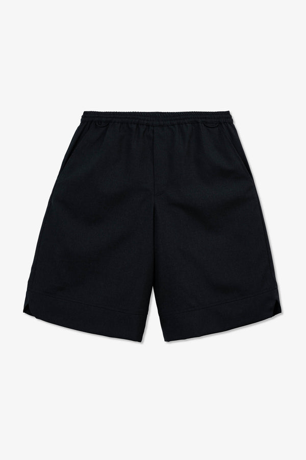 Basketball Short Wool Dark Charcoal