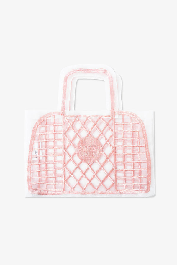 Brigitte Tanaka Plastic Pink Small Organza Bag