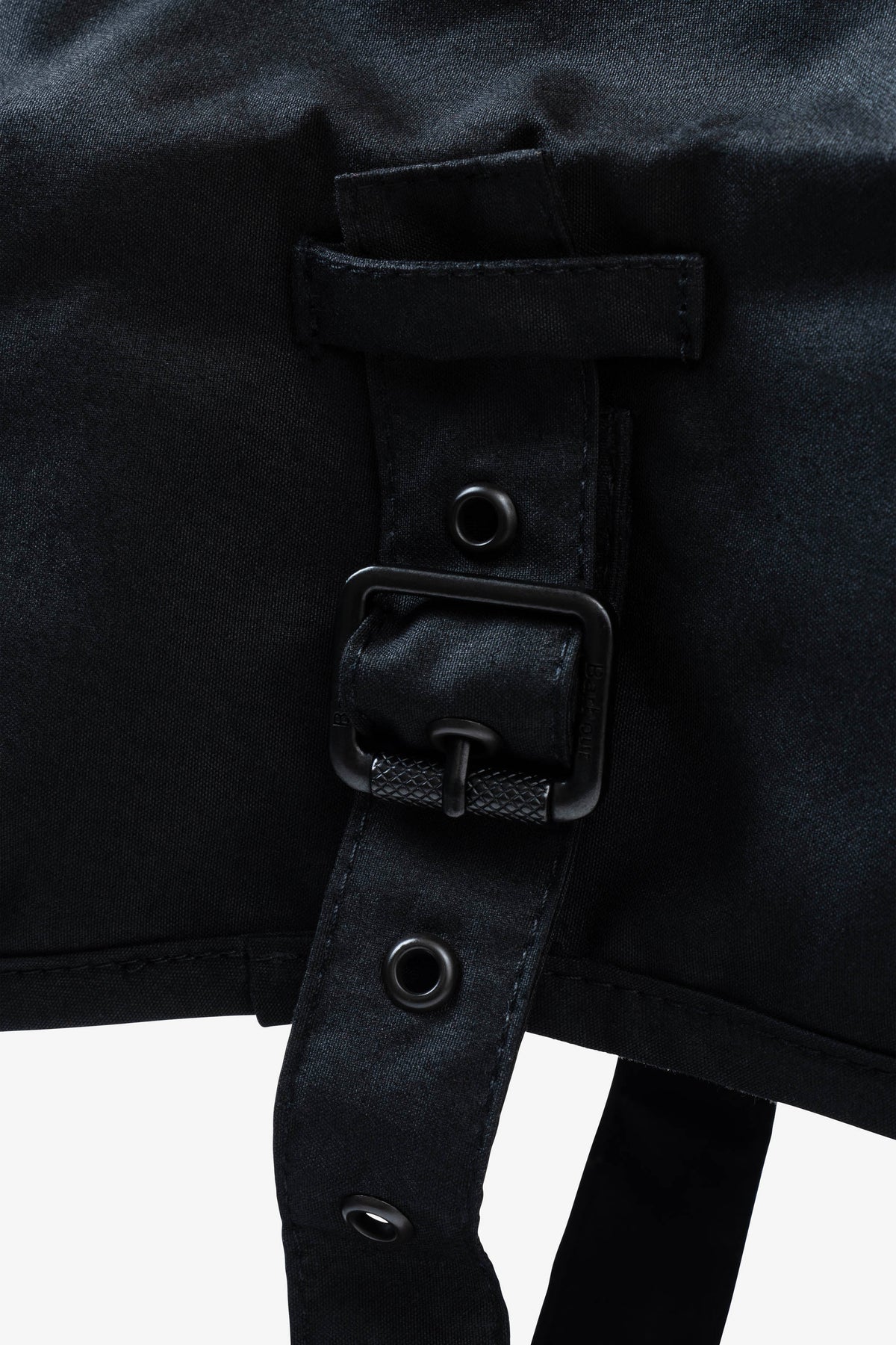 Barbour Slykoil Waxed Dog Coat  Black