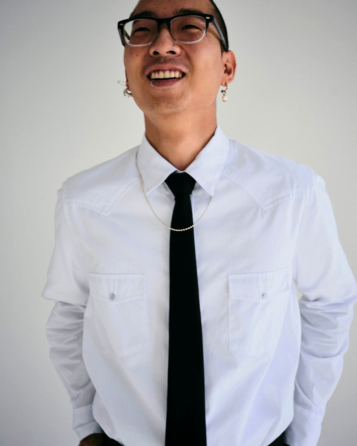 Goodfight Club Tie Black Silk