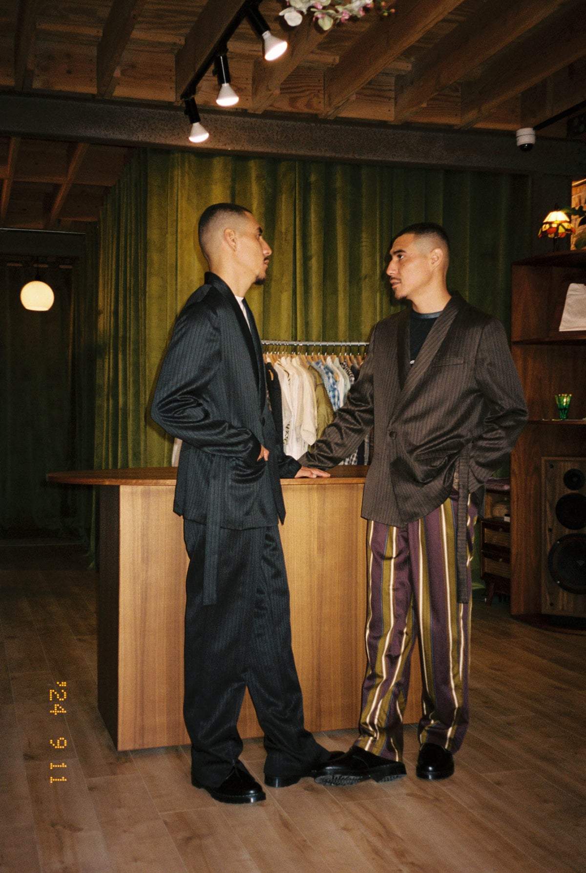 Goodfight x A&P Sleep Armor Pajama Pant Maroon Stripe