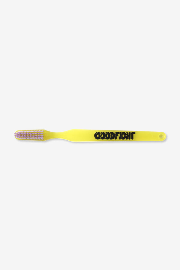 Bubble Logo Toothbrush Yellow